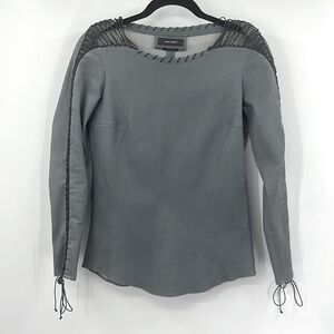 Isabel Marant Leather Top Sz‎ 40